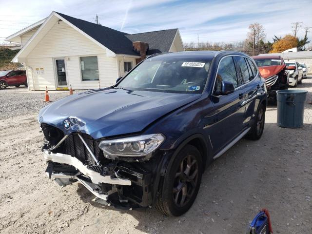 2021 BMW X3 XDRIVE30I VIN: 5UXTY5C03M9G81594