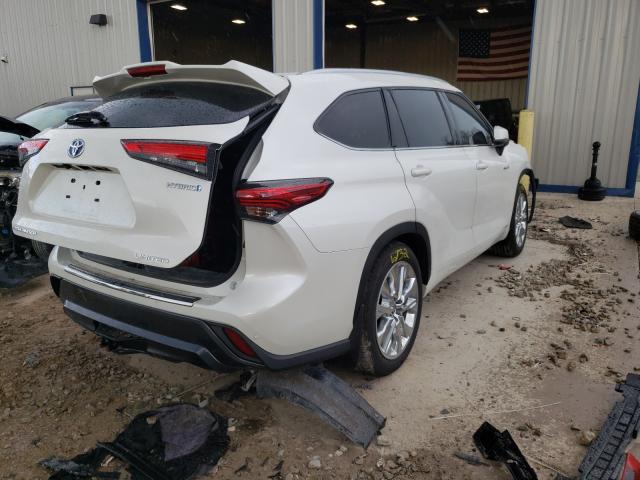 2021 TOYOTA HIGHLANDER HYBRID LIMITED VIN: 5TDXBR***********