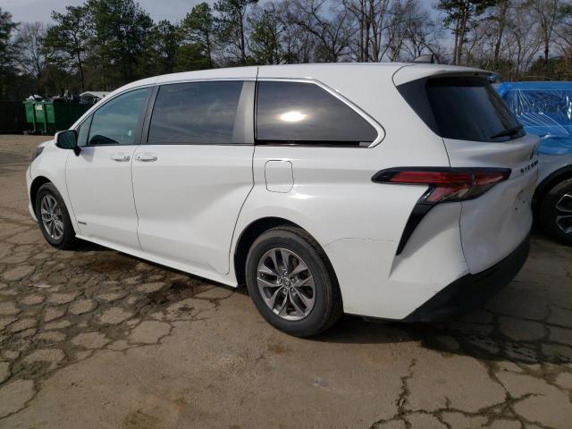 2021 TOYOTA SIENNA LE VIN: 5TDKRKEC5MS034127