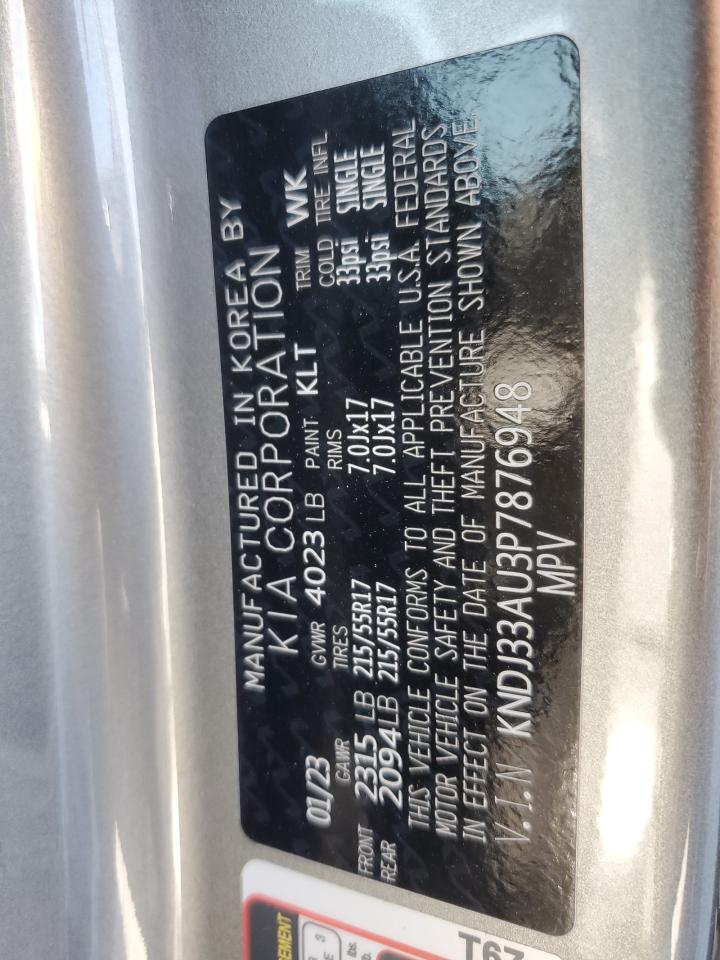 2023 KIA SOUL EX VIN:KNDJ33AU3P7876948