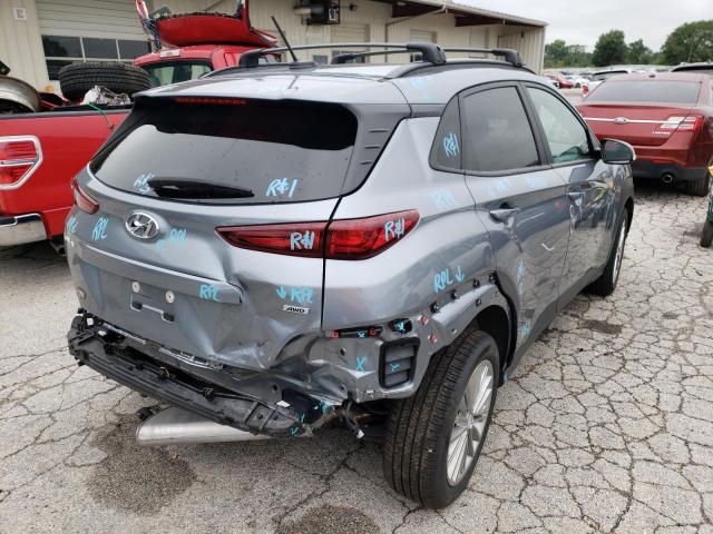 2021 HYUNDAI KONA SEL VIN: KM8K2CAA5MU602950