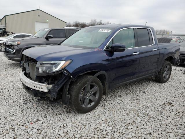 2021 HONDA RIDGELINE RTL VIN: 5FPYK3F76MB024806