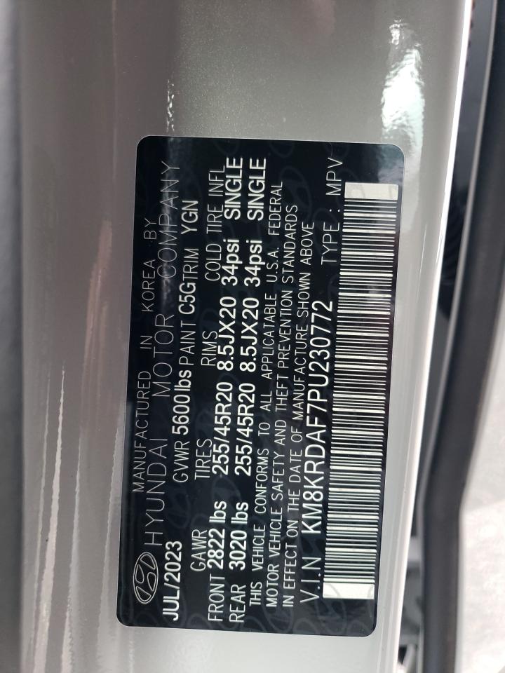 2023 HYUNDAI IONIQ 5 LIMITED VIN:KM8KRDAF7PU230772