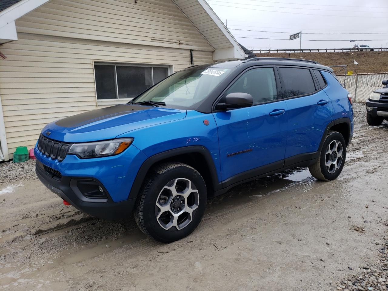 2022 JEEP COMPASS TRAILHAWK VIN:3C4NJDDB3NT170160