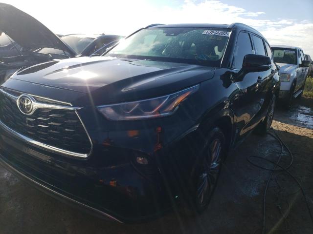 2021 TOYOTA HIGHLANDER PLATINUM VIN: 5TDFZRAH5MS070850