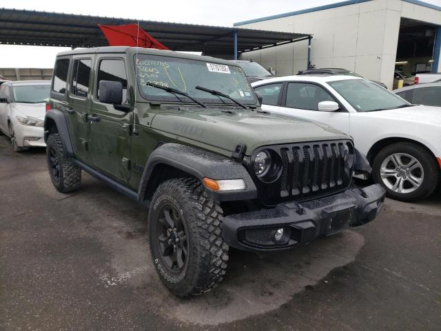 2021 JEEP WRANGLER UNLIMITED SPORT VIN: 1C4HJXDNXMW661763