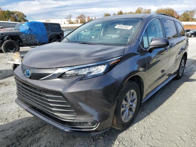 2021 TOYOTA SIENNA LE VIN: 5TDKRKEC9MS004967