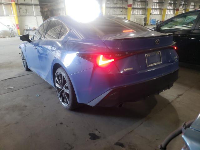 2021 LEXUS IS 350 F-SPORT VIN: JTHGZ1E20M5022642