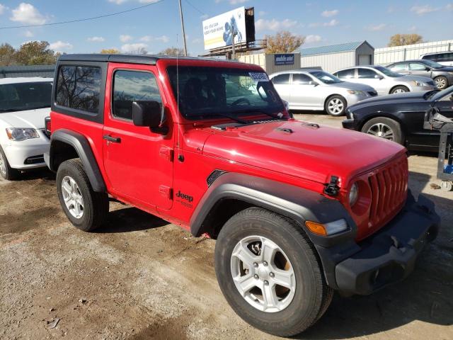 2021 JEEP WRANGLER SPORT VIN: 1C4GJX***********