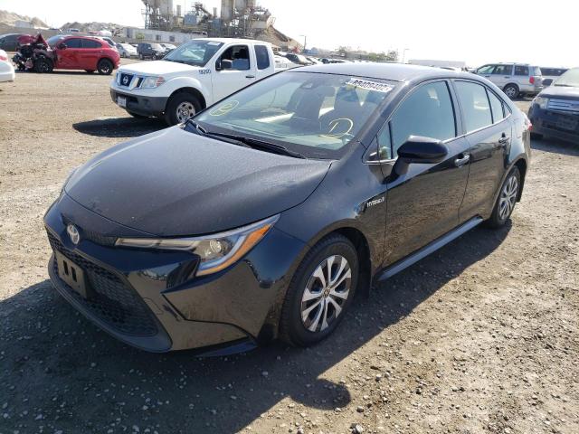 2021 TOYOTA COROLLA LE VIN: JTDEAMDEXMJ007523