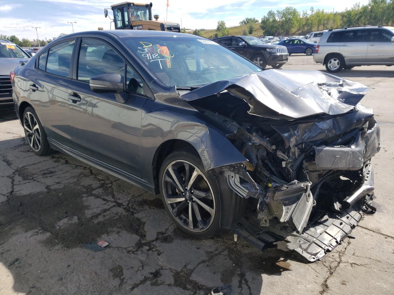 2022 SUBARU IMPREZA SPORT VIN:4S3GKAM60N3600438