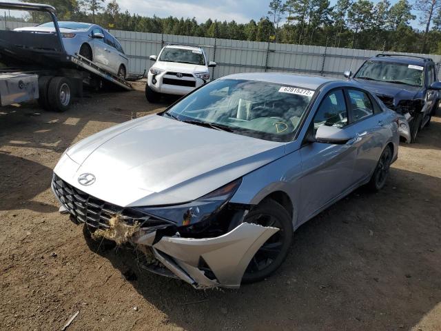 2021 HYUNDAI ELANTRA SEL VIN: 5NPLM4AG7MH025751