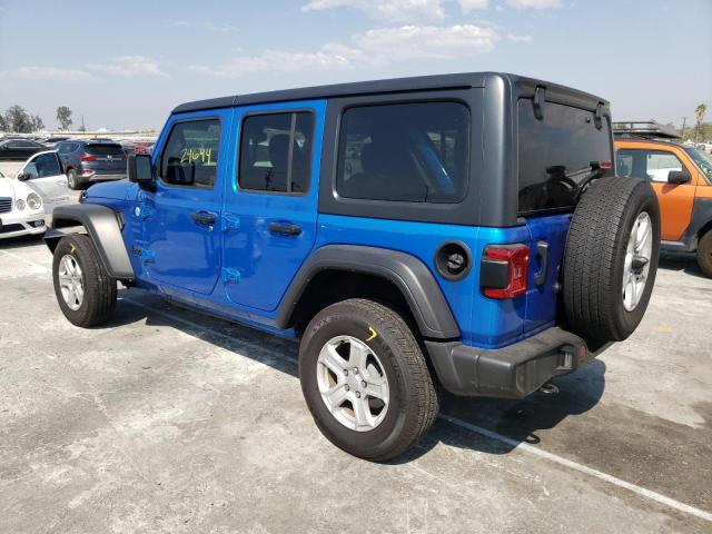 2021 JEEP WRANGLER UNLIMITED SPORT VIN: 1C4HJXDN5MW707421