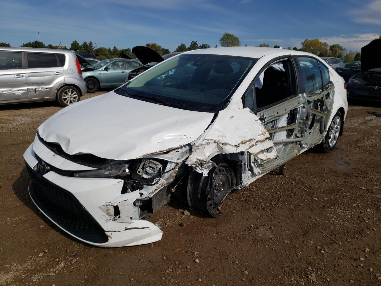 2022 TOYOTA COROLLA LE VIN:5YFEPMAE2NP391040