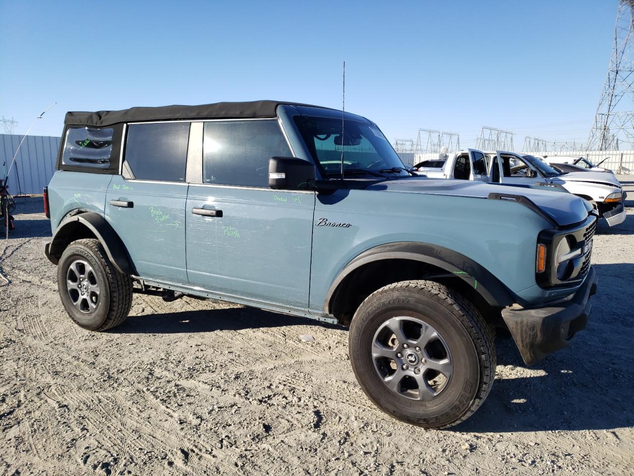 2022 FORD BRONCO BASE VIN:1FMEE5DP7NLB22500