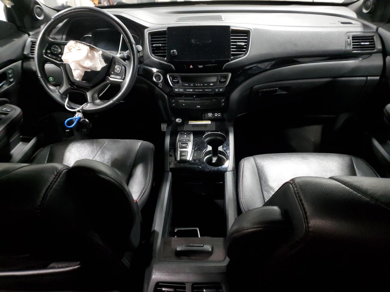 2022 HONDA PILOT BLACK VIN:5FNYF6H76NB024401