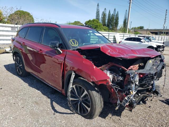 2021 TOYOTA HIGHLANDER XSE VIN: 5TDLZRAH2MS051711