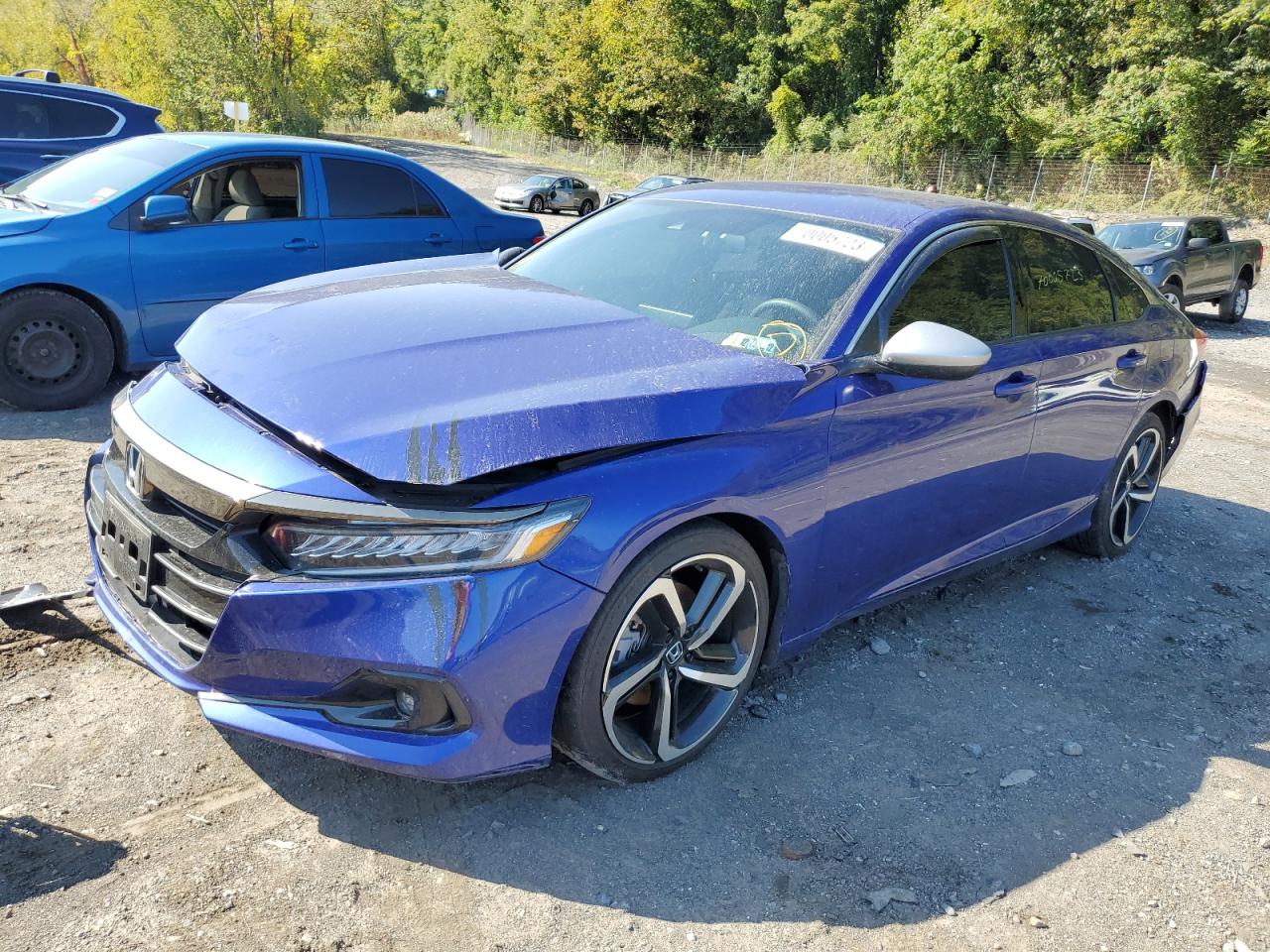 2022 HONDA ACCORD SPORT VIN:1HGCV1F39NA075076