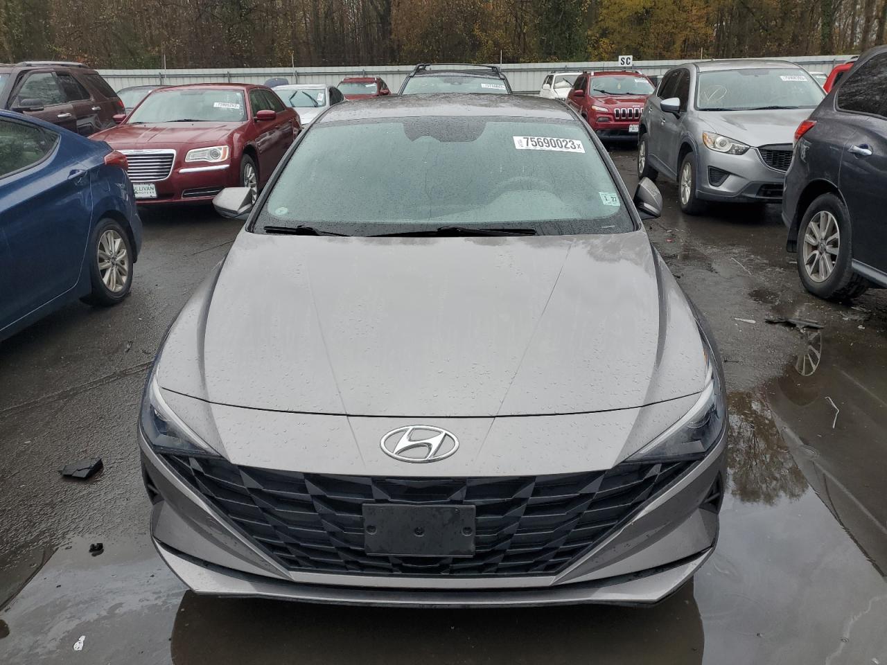 2022 HYUNDAI ELANTRA SEL VIN:KMHLM4AGXNU271728