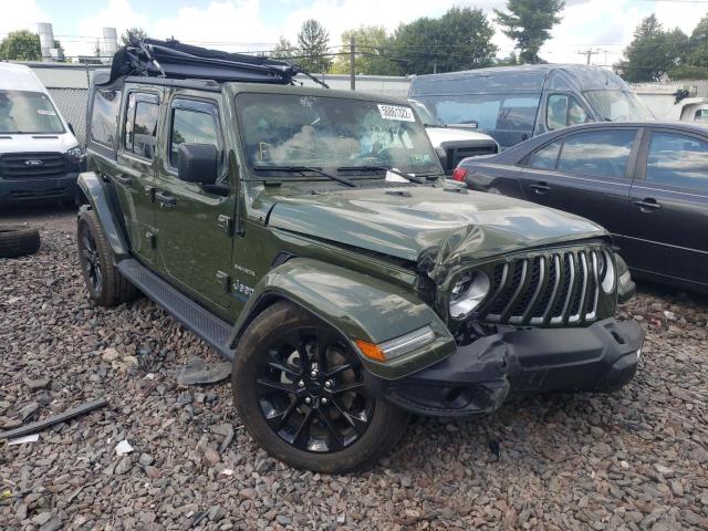 2021 JEEP WRANGLER UNLIMITED SAHARA 4XE VIN: 1C4JJX***********