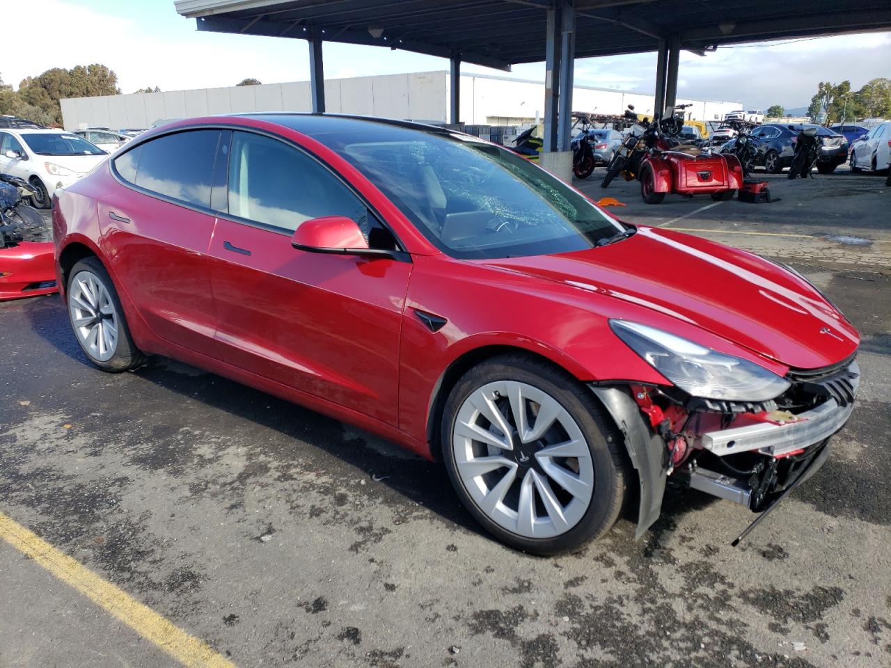 2023 TESLA MODEL 3  VIN:5YJ3E1EA6PF583949