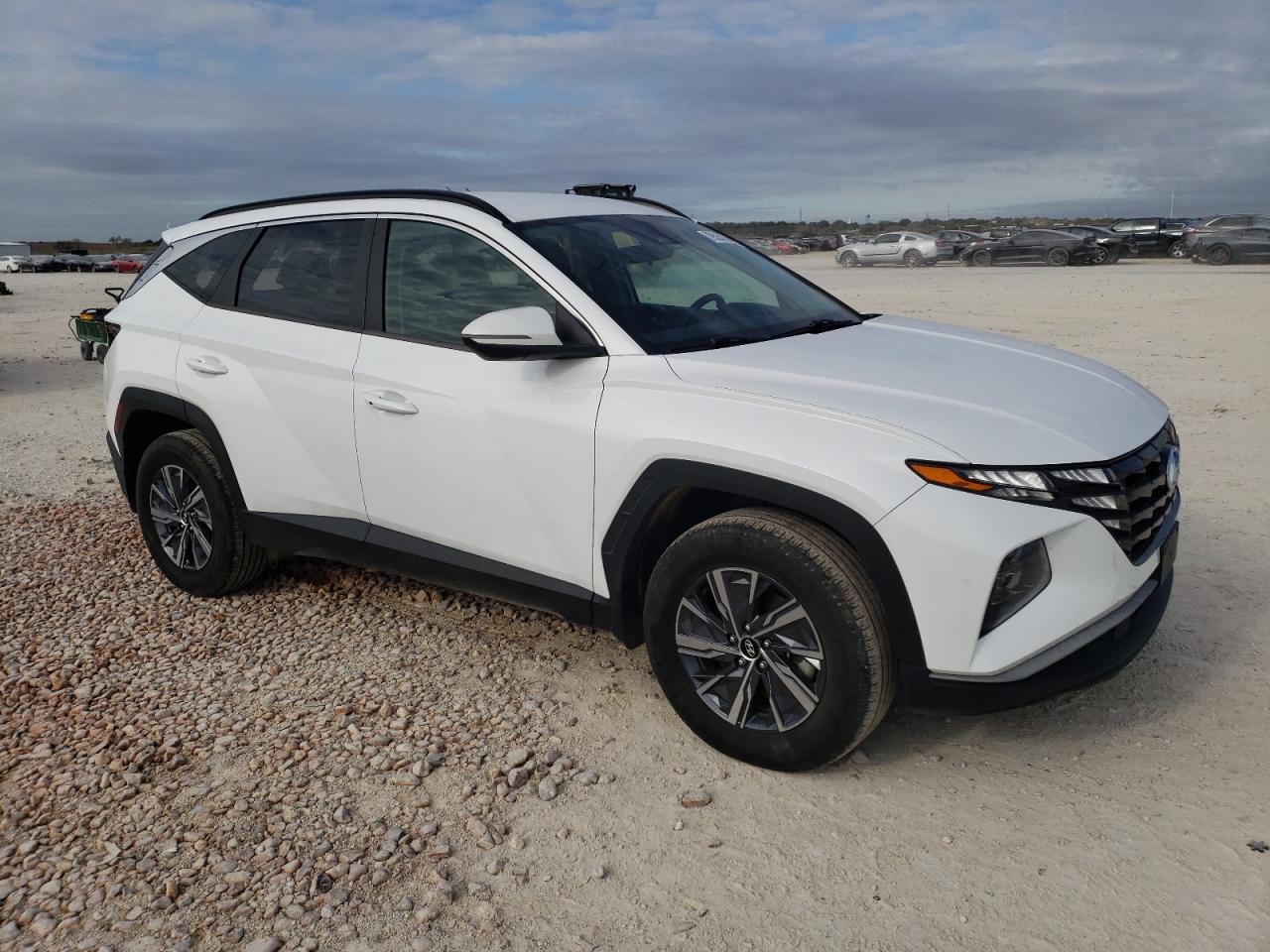 2022 HYUNDAI TUCSON BLUE VIN:KM8JBCA19NU031511