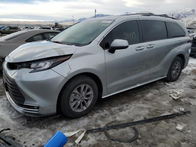 2021 TOYOTA SIENNA XLE VIN: 5TDJRK***********