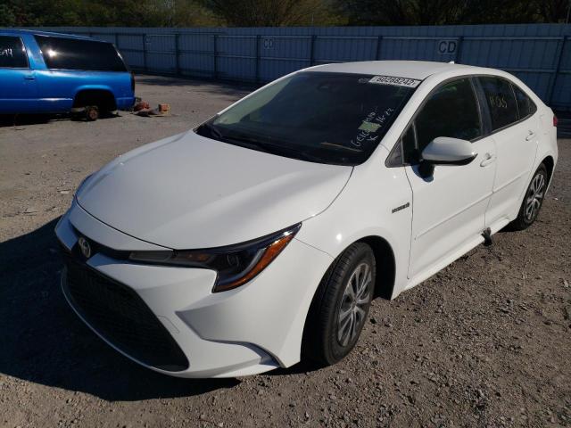 2021 TOYOTA COROLLA LE VIN: JTDEAMDE9MJ000563