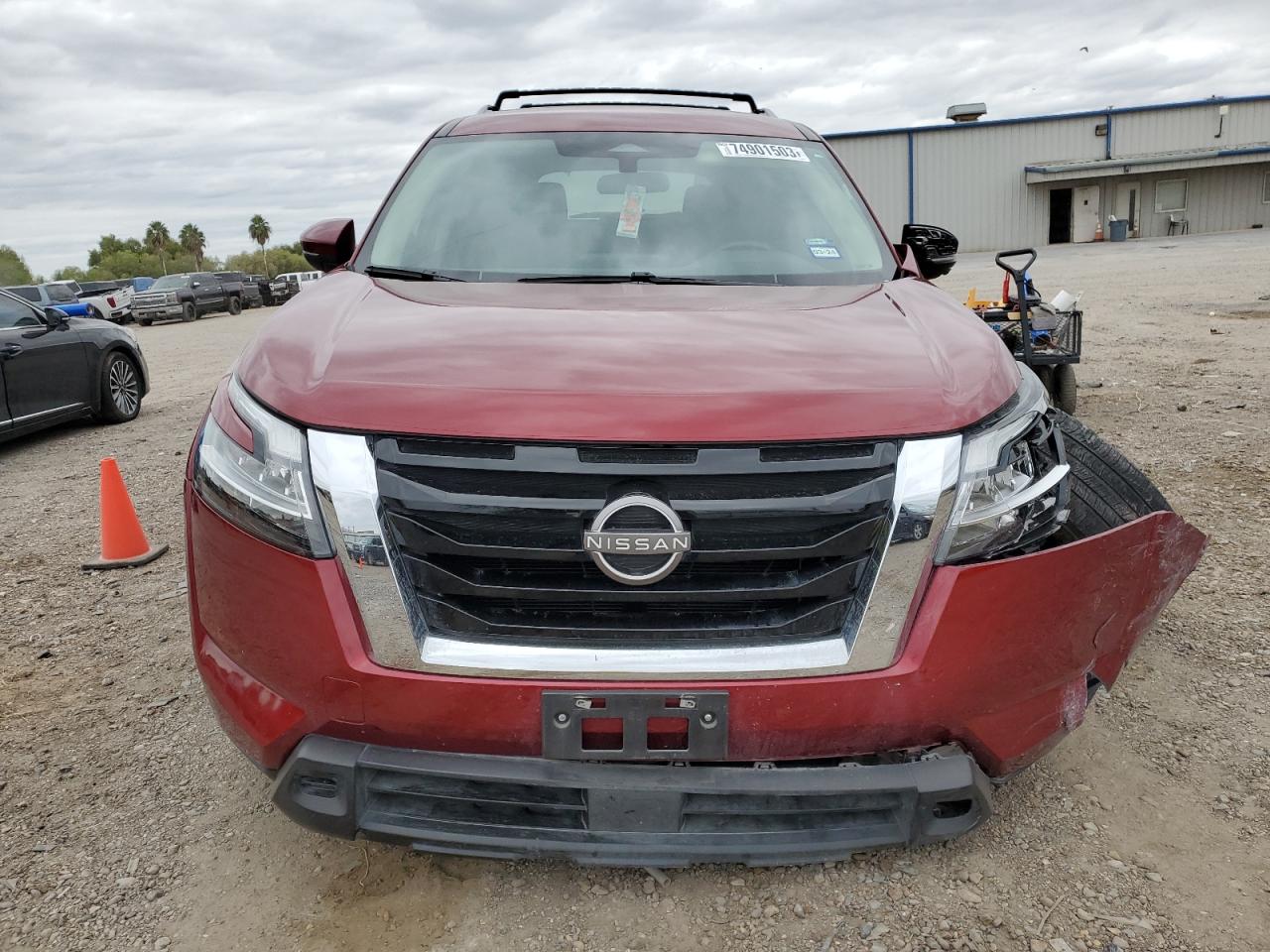 2022 NISSAN PATHFINDER SV VIN:5N1DR3BC0NC235791