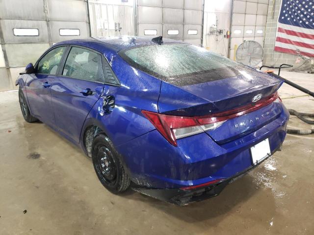 2021 HYUNDAI ELANTRA SEL VIN: 5NPLS4AG0MH037388