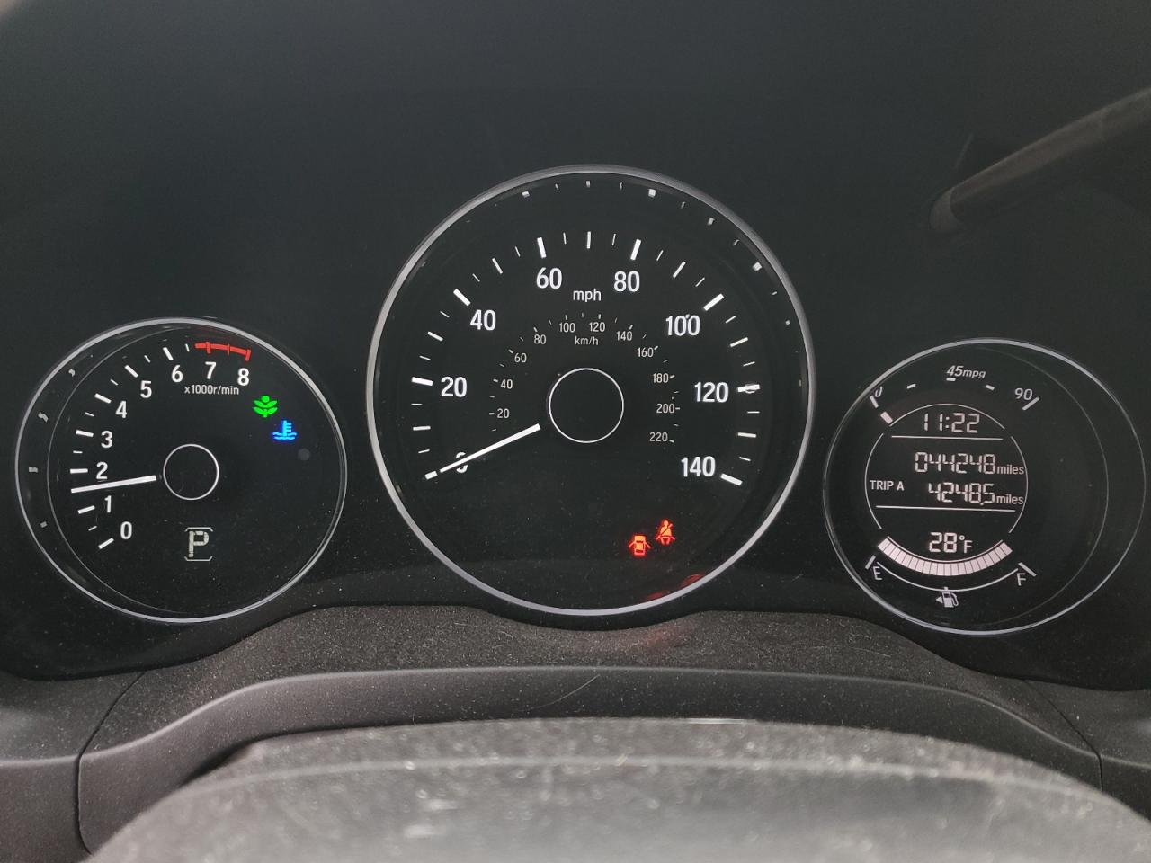 2022 HONDA HR-V SPORT VIN:3CZRU6H16NM709803