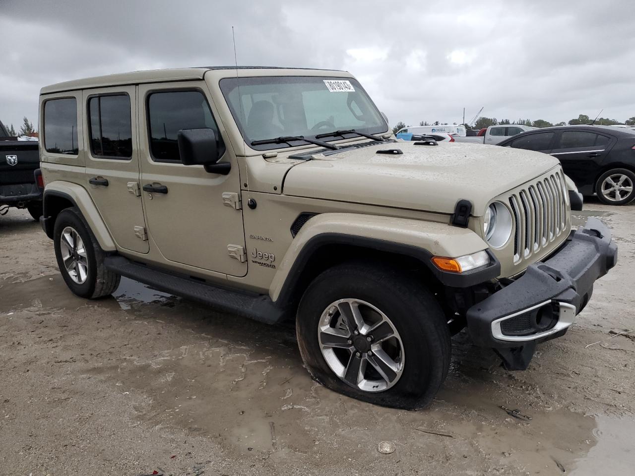 2022 JEEP WRANGLER UNLIMITED SAHARA VIN:1C4HJXEN5NW254403