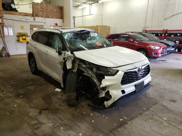 2021 TOYOTA HIGHLANDER XLE VIN: 5TDGZRBH9MS528697