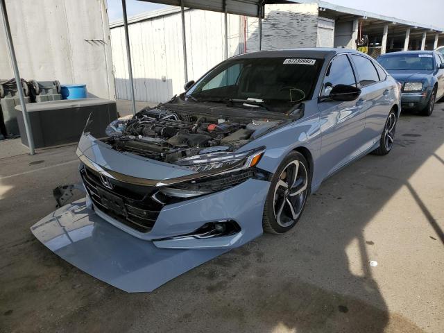 2021 HONDA ACCORD SPORT VIN: 1HGCV1F3XMA005343