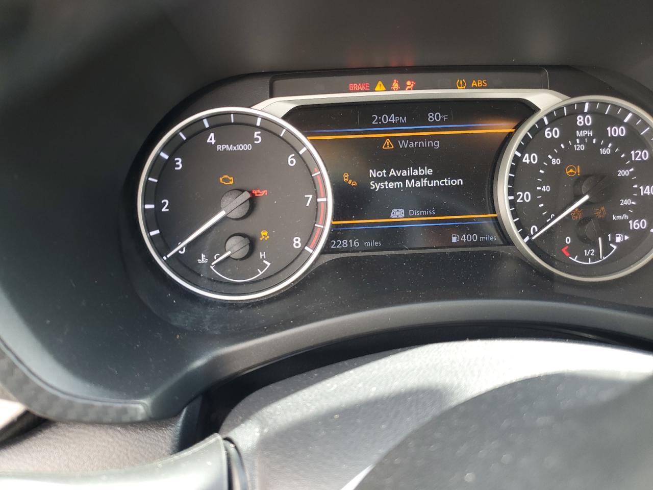 2022 NISSAN SENTRA SV VIN:3N1AB8CV2NY275258