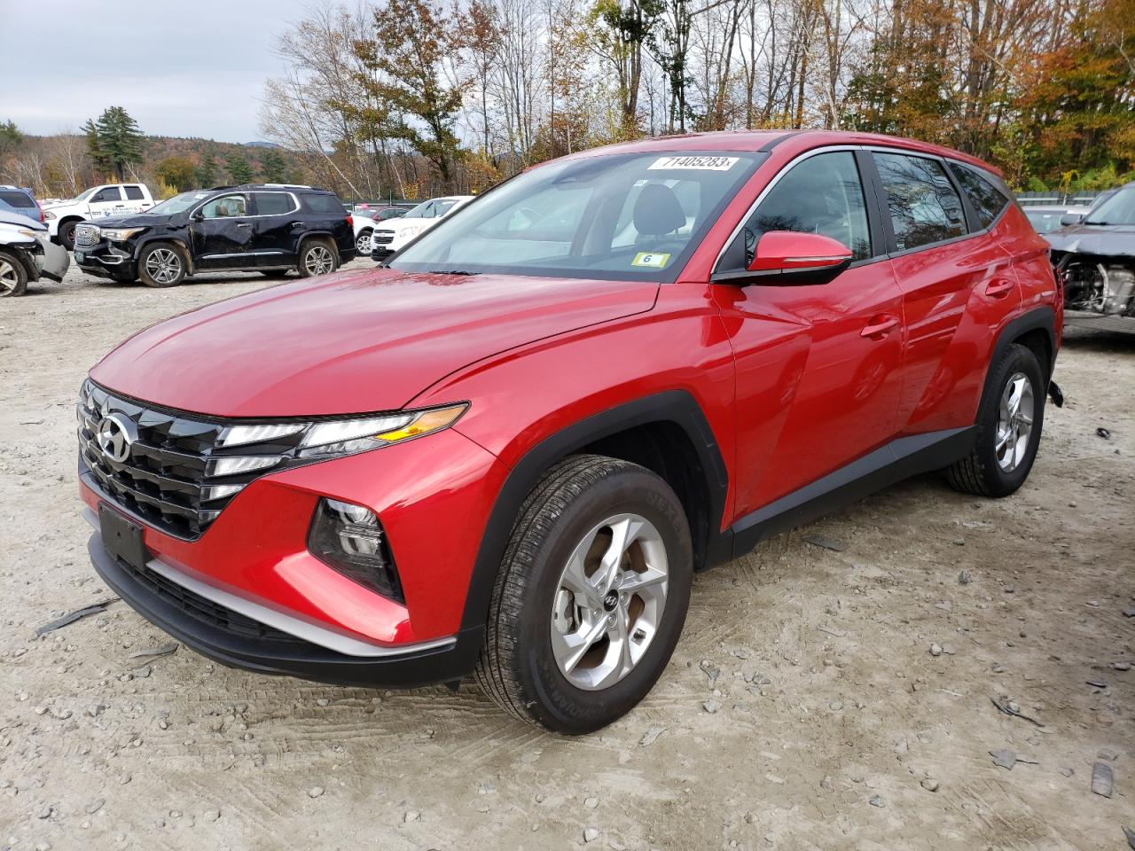 2022 HYUNDAI TUCSON SE VIN:5NMJACAEXNH068195