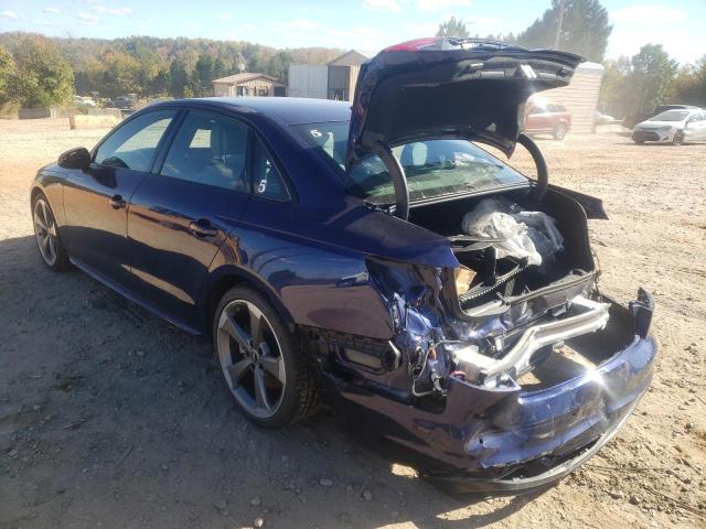 2021 AUDI A4 PREMIUM PLUS 45 VIN: WAUEAA***********