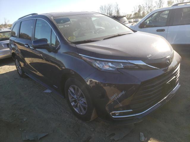 2021 TOYOTA SIENNA XLE VIN: 5TDJRKEC2MS052189