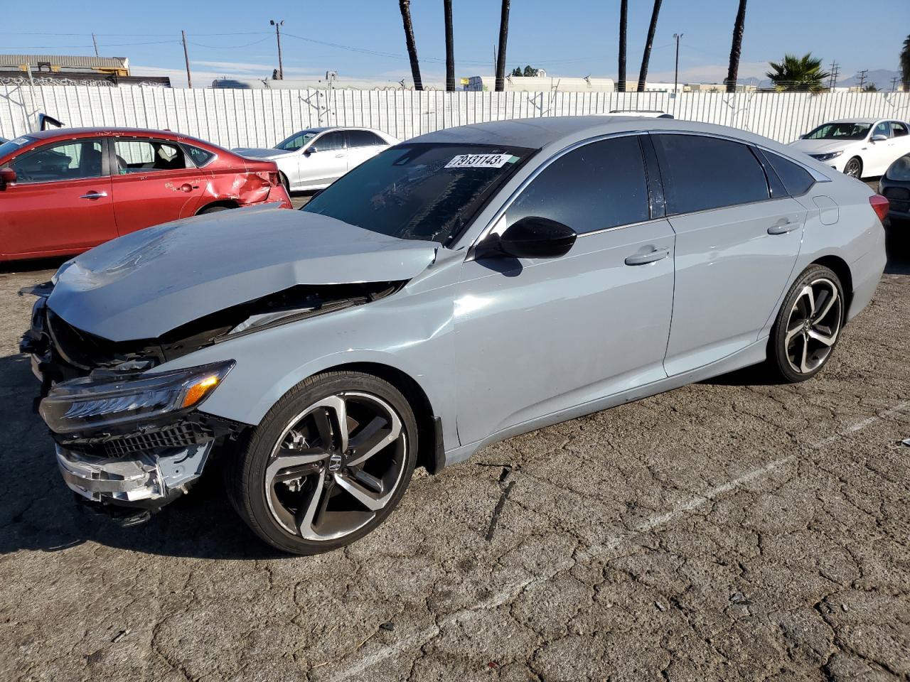 2022 HONDA ACCORD SPORT VIN:1HGCV1F31NA117126