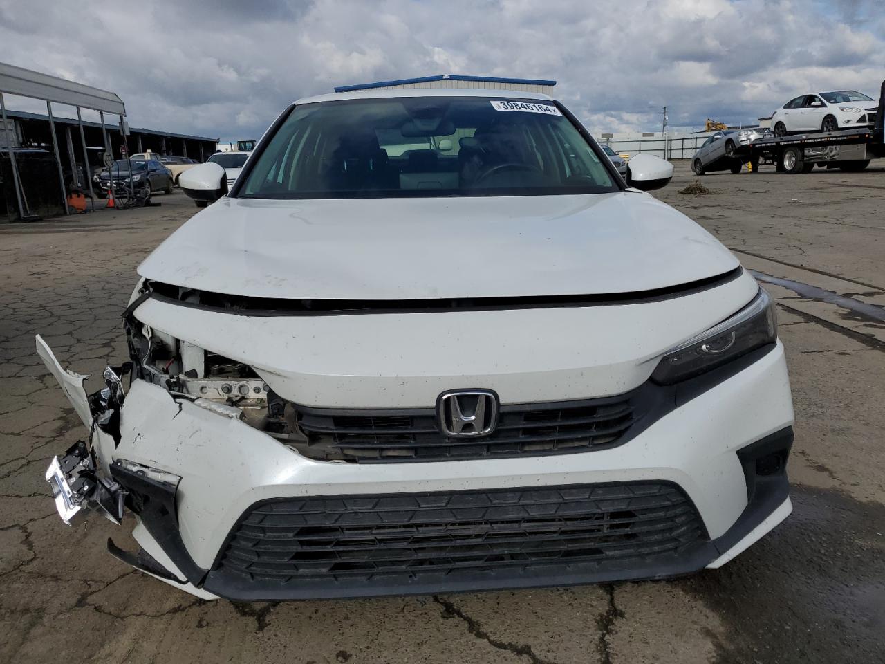 2022 HONDA CIVIC EX VIN:JHMFE1F76NX005450