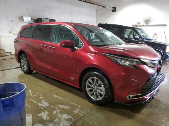 2021 TOYOTA SIENNA XLE VIN: 5TDYSKFC4MS029918