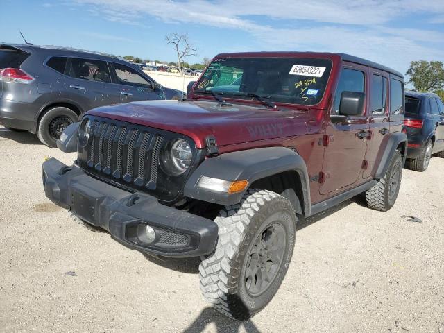 2021 JEEP WRANGLER UNLIMITED SPORT VIN: 1C4HJXDG1MW743964