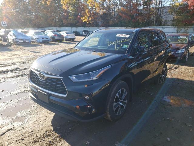 2021 TOYOTA HIGHLANDER XLE VIN: 5TDGZRBHXMS108575