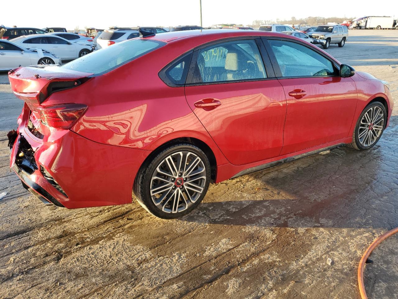 2022 KIA FORTE GT VIN:3KPF44ACXNE424749