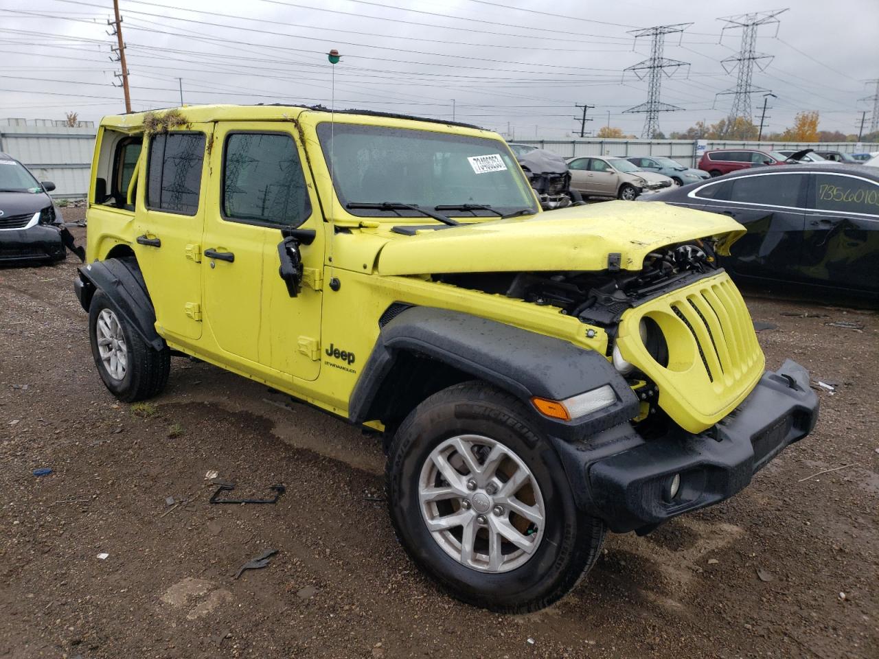 2023 JEEP WRANGLER SPORT VIN:1C4HJXDN7PW634315