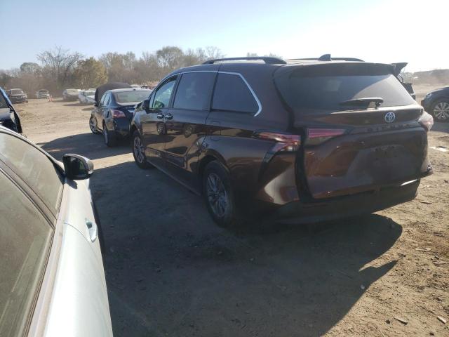 2021 TOYOTA SIENNA XLE VIN: 5TDJRKECXMS064297