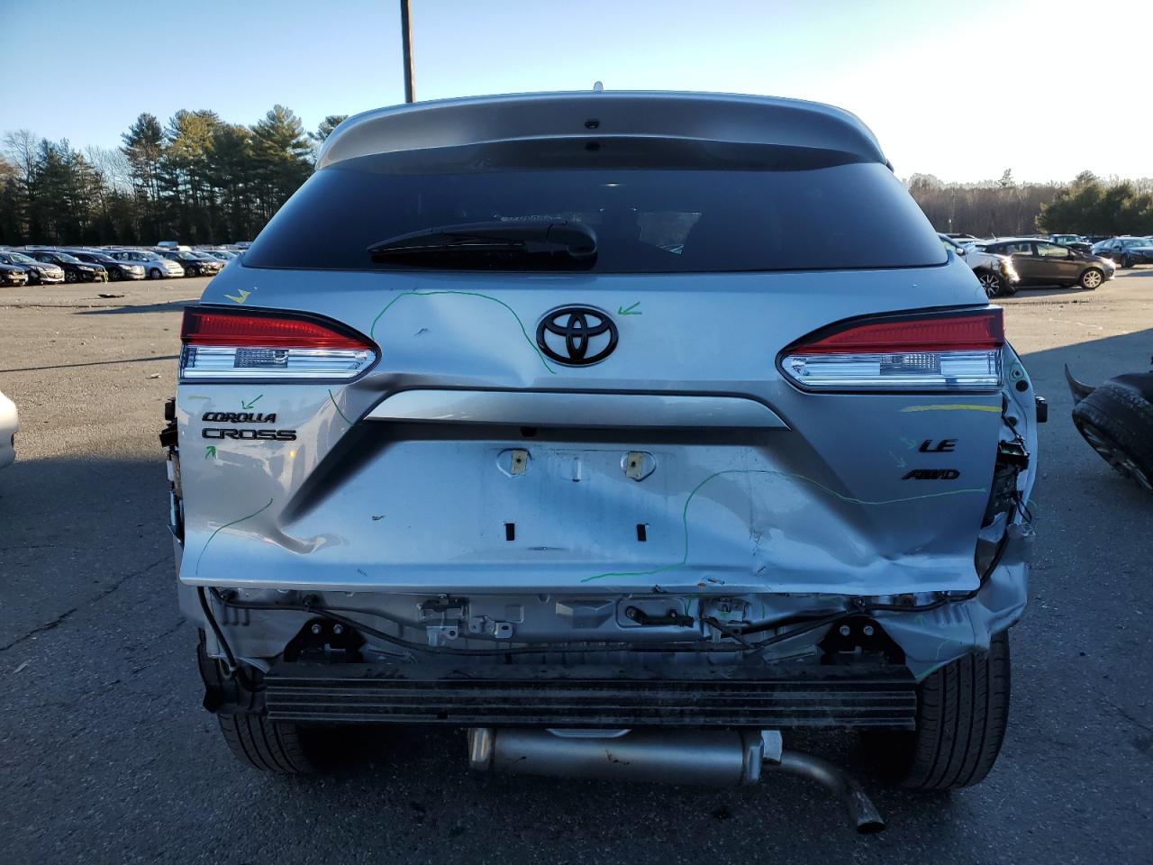 2022 TOYOTA COROLLA CROSS LE VIN:7MUBAABG3NV001529