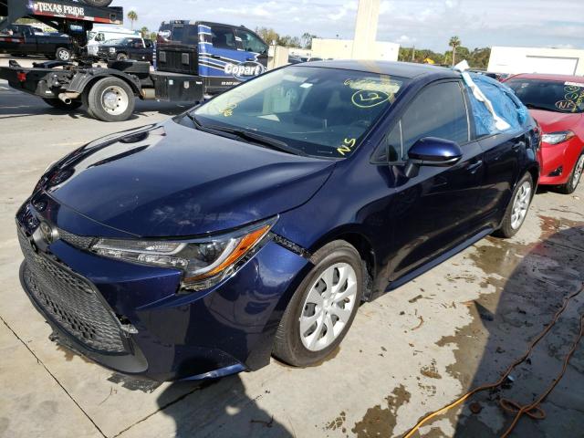 2021 TOYOTA COROLLA LE VIN: JTDEPMAE3MJ168105