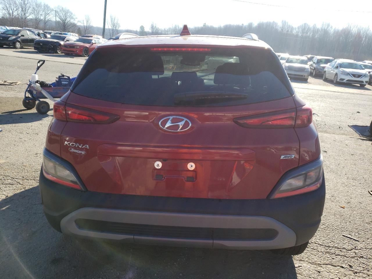 2022 HYUNDAI KONA SEL VIN:KM8K3CAB4NU877412