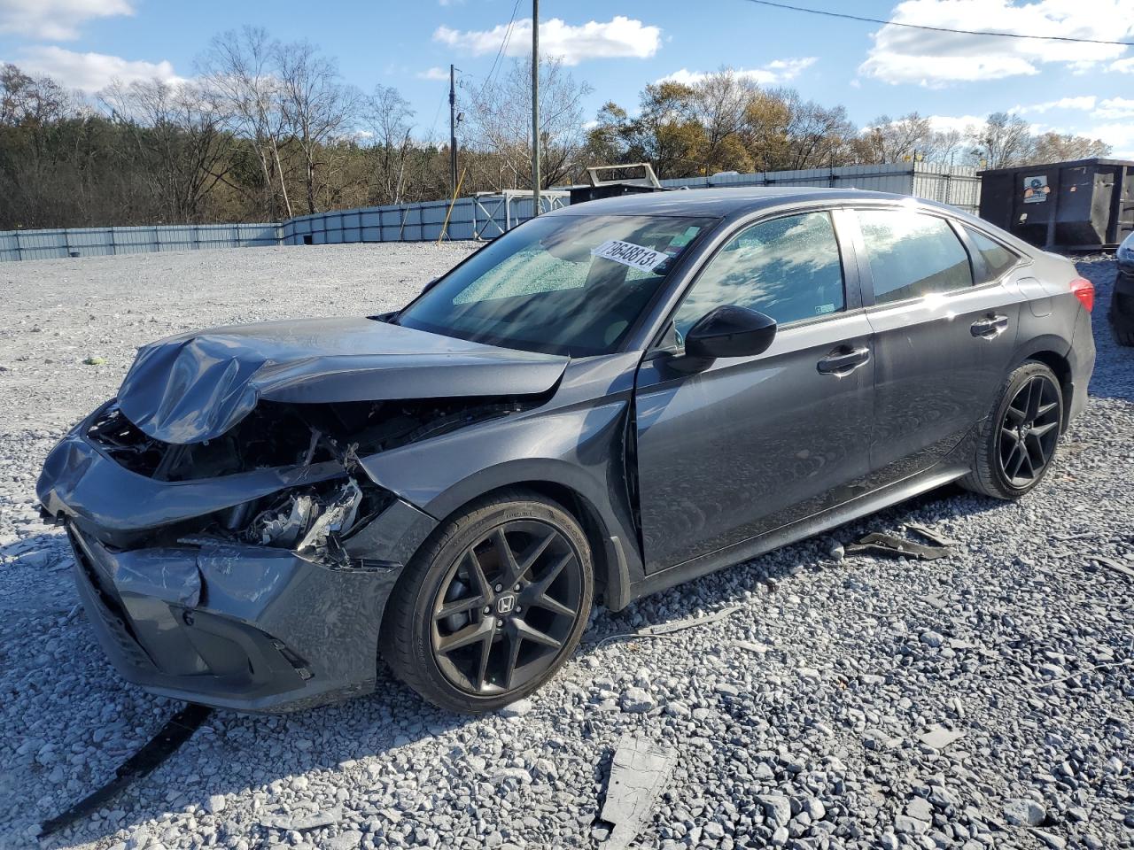 2022 HONDA CIVIC SPORT VIN:2HGFE2F5XNH587287